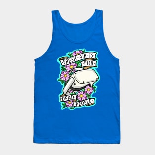 Fresh air is for dead people Tank Top